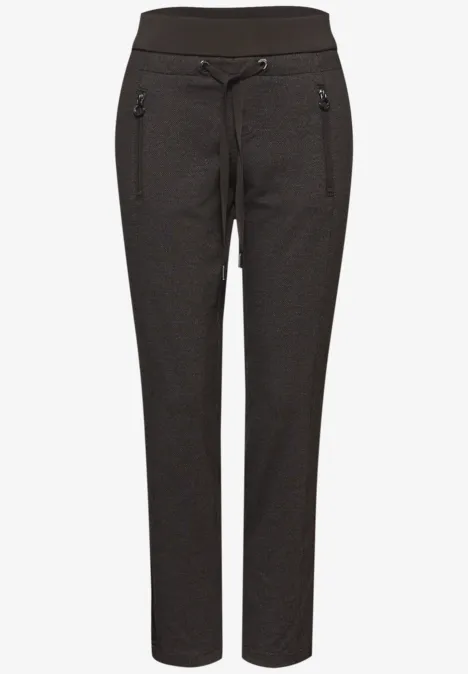 Loose Fit pantalon avec tape deep roast brown Loose Fit pantalon avec tape deep roast brown