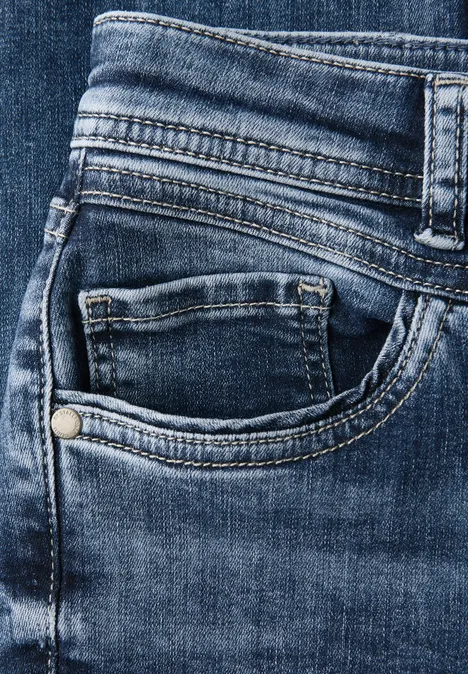 Slim Fit Jeans indigo heavy washed