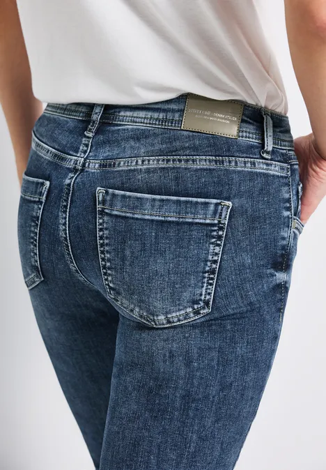 Slim Fit Jeans indigo heavy washed