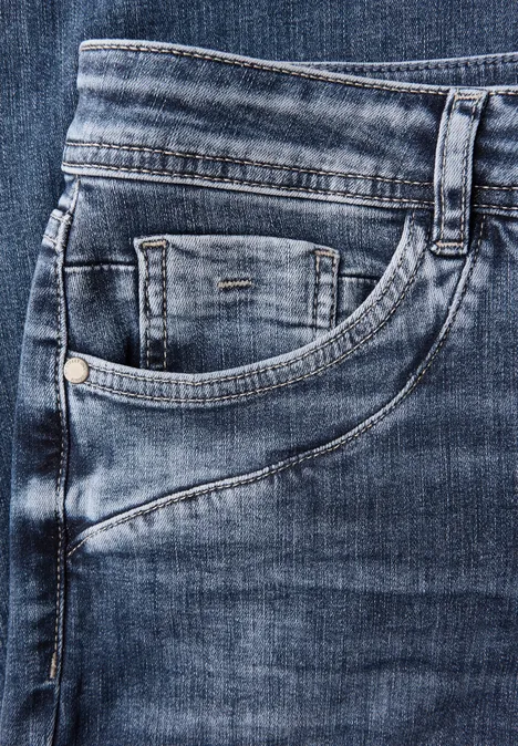 Loose Fit Jeans indigo heavy washed