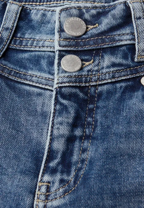 Jeans mit Gallonstreifen Medium Blue Authentic