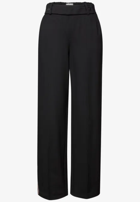 Straight Leg Hose Black