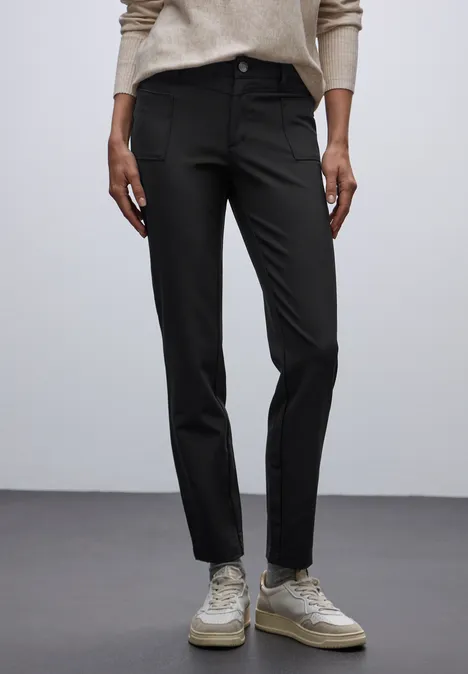 Casual Fit Hose Black