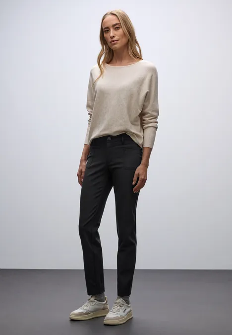 Casual Fit Hose Black