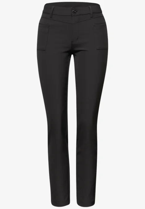 Casual Fit Hose darkest brown