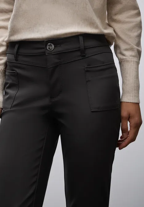 Casual Fit Hose darkest brown
