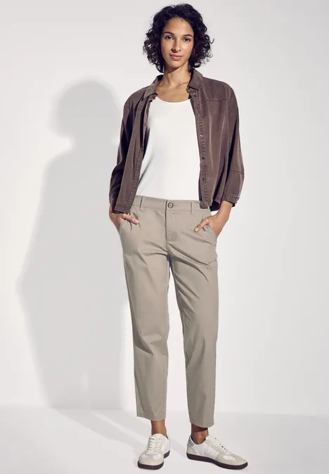 Softe Twill Chino buff grey