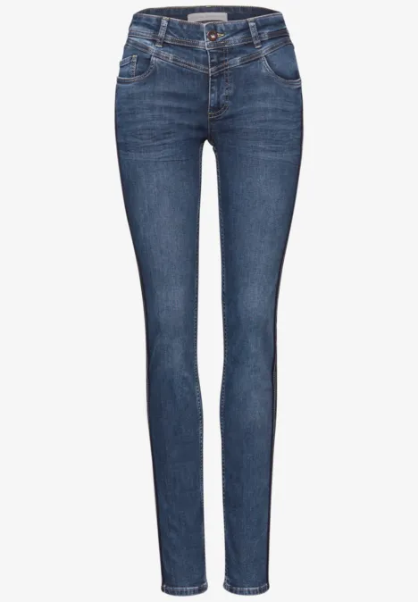 Casual Fit Jeans Medium Blue Soft washed