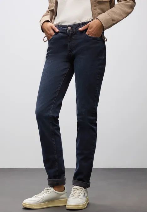 Casual Fit Jeans Blue Black Washed