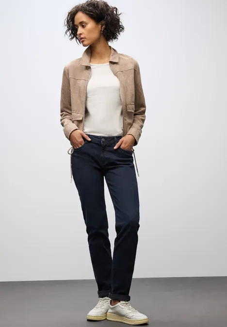 Casual Fit Jeans Blue Black Washed