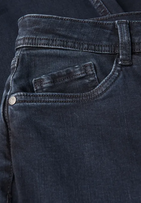 Casual Fit Jeans Blue Black Washed