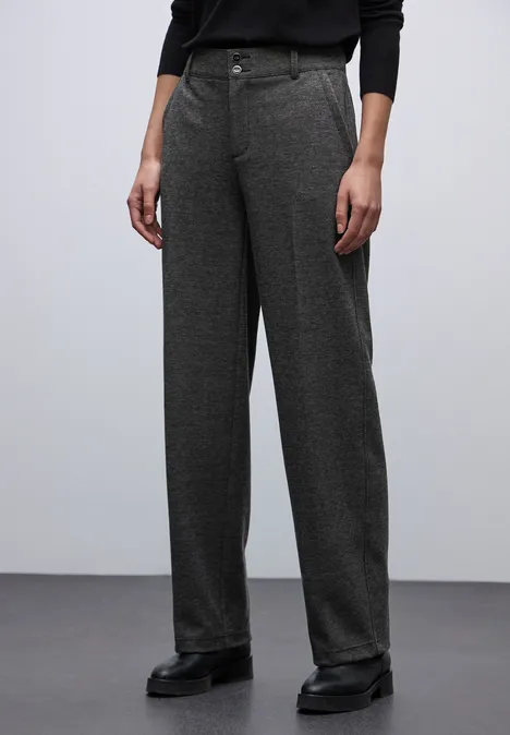 Straight Leg Melange Hose Black Straight Leg Melange Hose Black