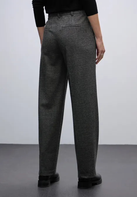 Straight Leg Melange Hose Black Straight Leg Melange Hose Black