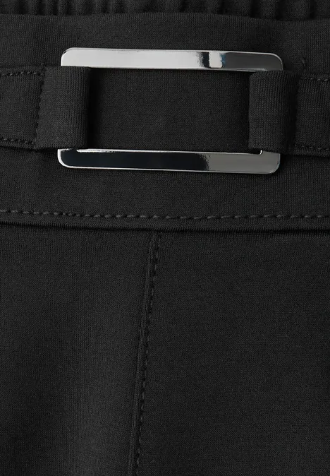 Straight Leg Hose mit Detail Black
