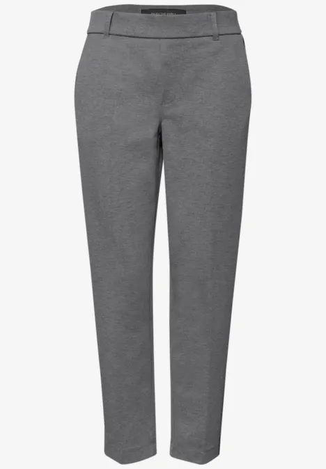 Melange Chino mit Tape dark pelican grey mel. Melange Chino mit Tape dark pelican grey mel.