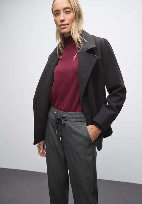 Melange Hose mit Tape anthracite melange Melange Hose mit Tape anthracite melange