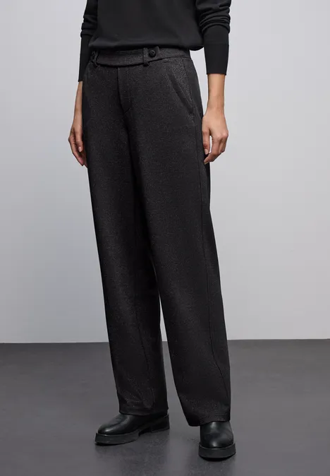 Pantalon Straight Legs scintillant Black Pantalon Straight Legs scintillant Black