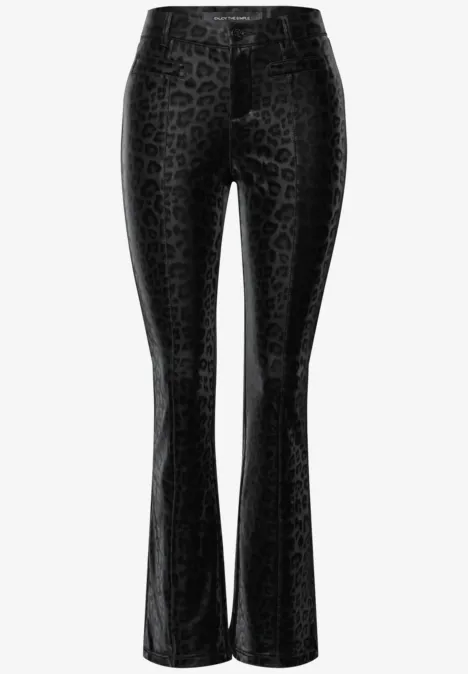 Pantalon Bootcut Léo Black Pantalon Bootcut Léo Black