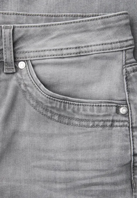 Bootcut Jeans Light Grey Washed