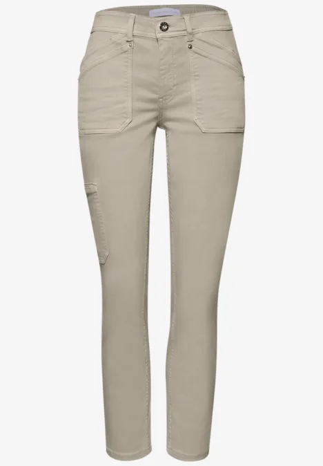 Jeans cargo Beige Washed