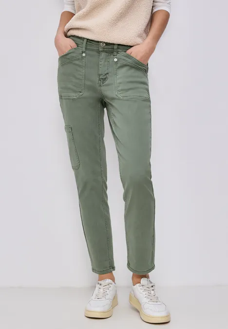 Cargo jeans Sage Green Washed Cargo jeans Sage Green Washed