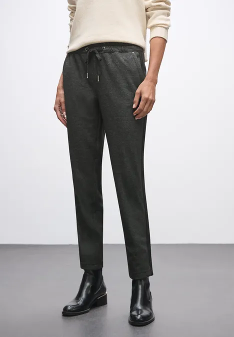 Hose mit Galonstreifen Black Hose mit Galonstreifen Black