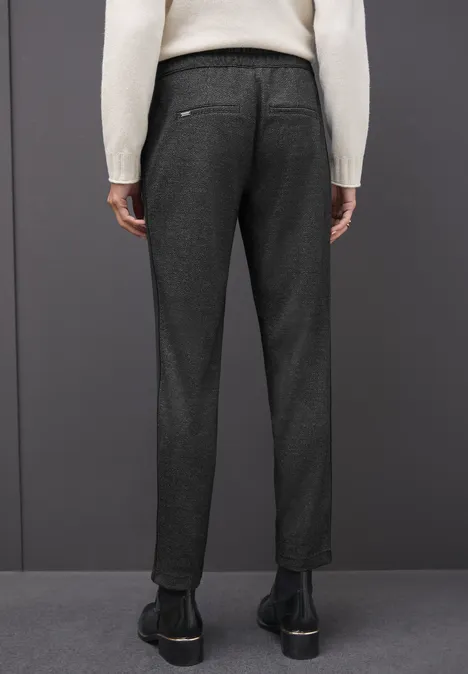 Hose mit Galonstreifen Black Hose mit Galonstreifen Black