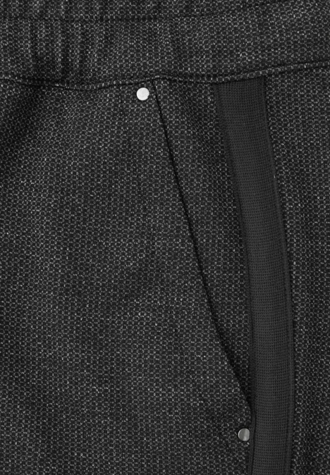 Hose mit Galonstreifen Black Hose mit Galonstreifen Black