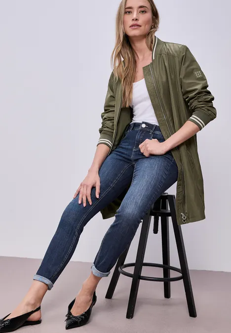 Slim Leg Jeans Dark Blue Wash Slim Leg Jeans Dark Blue Wash