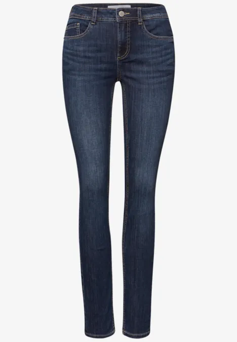 Slim Leg Jeans Dark Blue Wash Slim Leg Jeans Dark Blue Wash