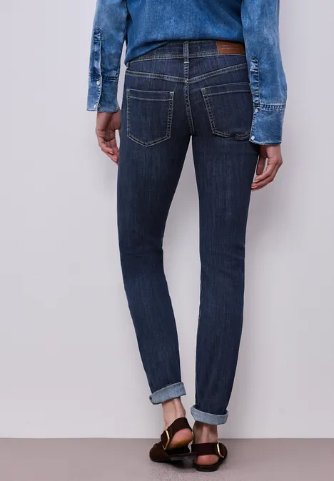 Slim Leg Jeans Dark Blue Wash Slim Leg Jeans Dark Blue Wash