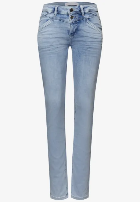 Jeans met smalle pijpen Bleached Washed Jeans met smalle pijpen Bleached Washed