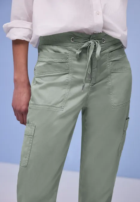 Joggpants cargo dark mint green