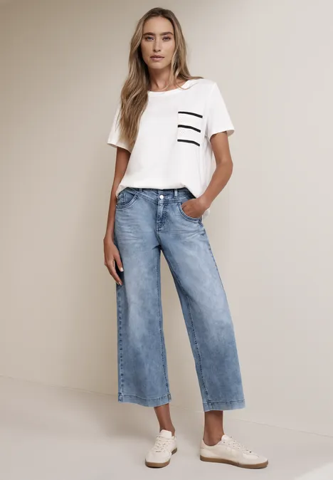 Wide Legs Jeans light blue wash