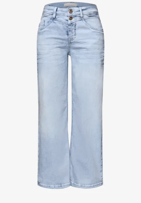Wide Legs Jeans bleached random wash Wide Legs Jeans bleached random wash