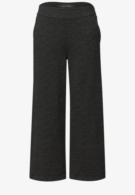 Culotte à motifs fins Black