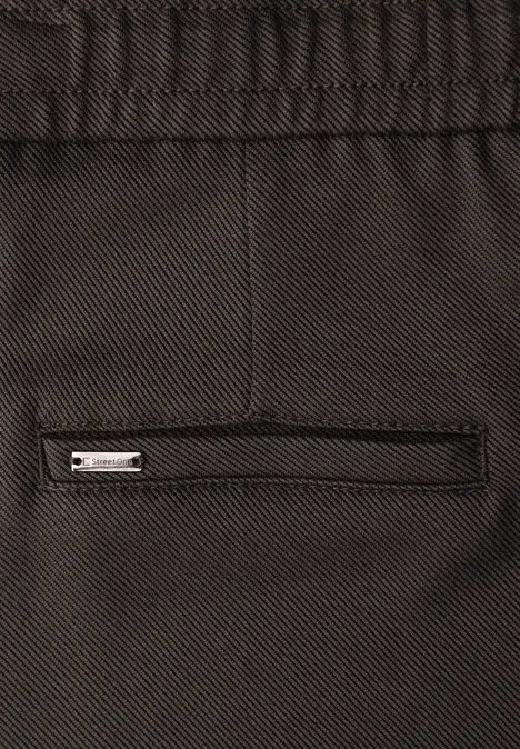 Straight Leg Hose mit Tape rustic brown