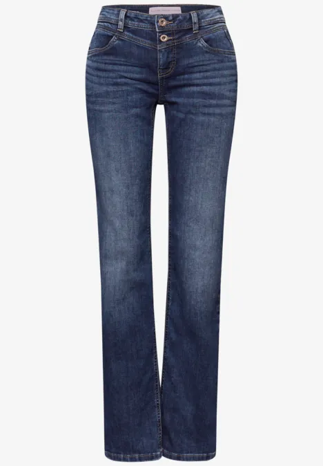 Straight Legs jeans dark blue wash