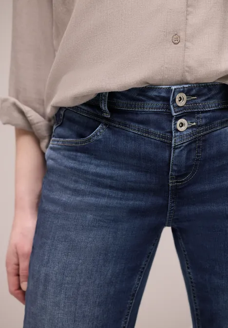 Straight Legs jeans dark blue wash