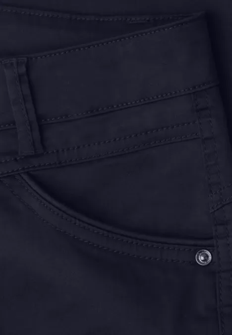 7/8 Slim Leg Hose im Satin-Look shadowed navy