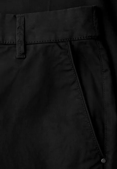 Straight Leg Chino im Casual Fit Black