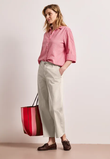 Straight Legs in een casual pasvorm silkstone white