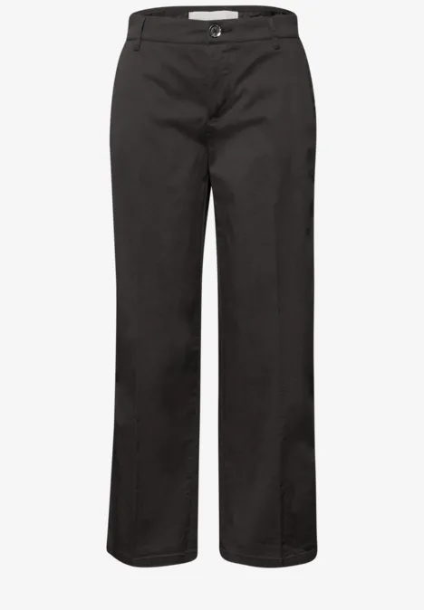 Straight Legs chino's in een casual pasvorm deep earth