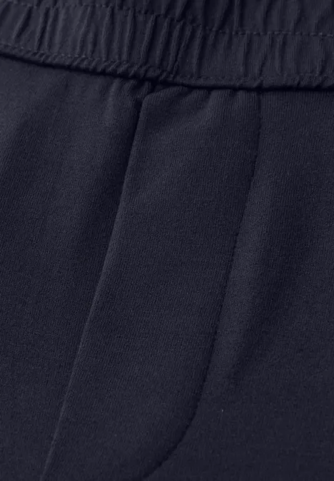 Mid Waist Slim Leg Hose im Loose Fit shadowed navy Mid Waist Slim Leg Hose im Loose Fit shadowed navy