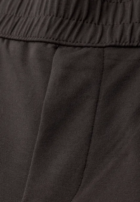 Mid Waist Slim Leg Hose im Loose Fit deep earth Mid Waist Slim Leg Hose im Loose Fit deep earth