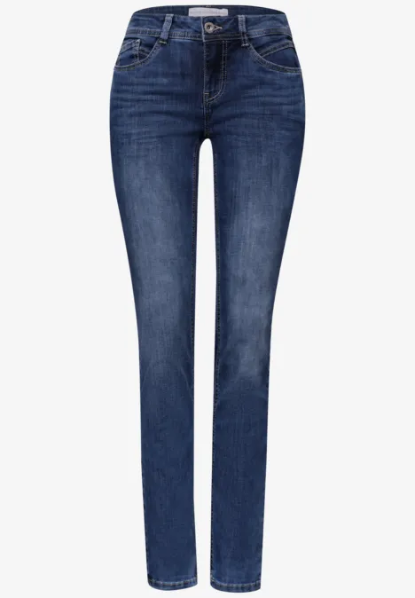 Low Waist Slim Legs jeans in casual fit authentic dark blue wash Low Waist Slim Legs jeans in casual fit authentic dark blue wash