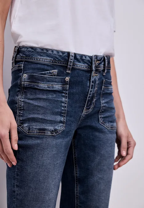 Boyfriend Jeans Dark blue washed Boyfriend Jeans Dark blue washed