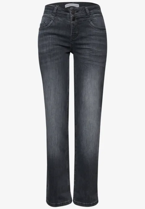 Straight Leg Jeans Steel Grey washed Straight Leg Jeans Steel Grey washed