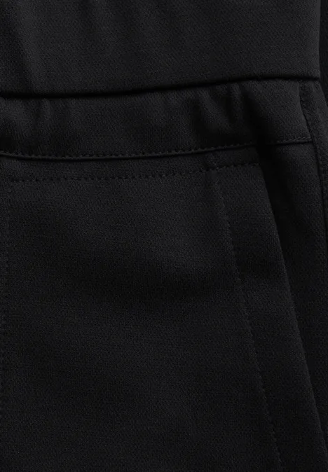 Broek met smalle pijpen Black