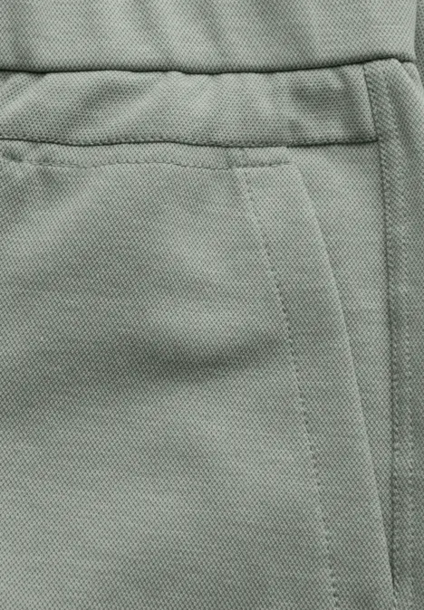 Broek met smalle pijpen dark mint green